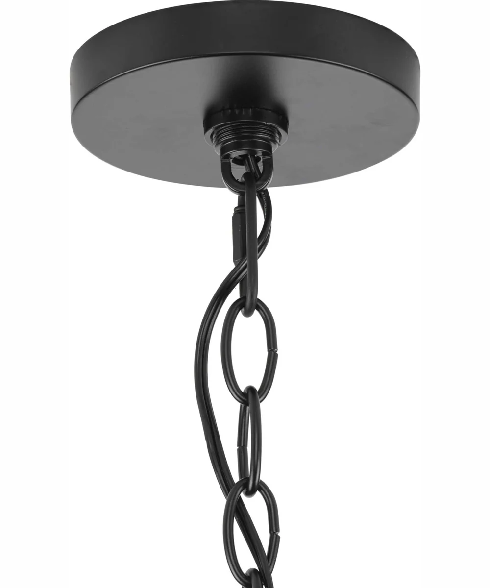 Goodwin 5-Light Modern Farmhouse Chandelier Matte Black - Image 6