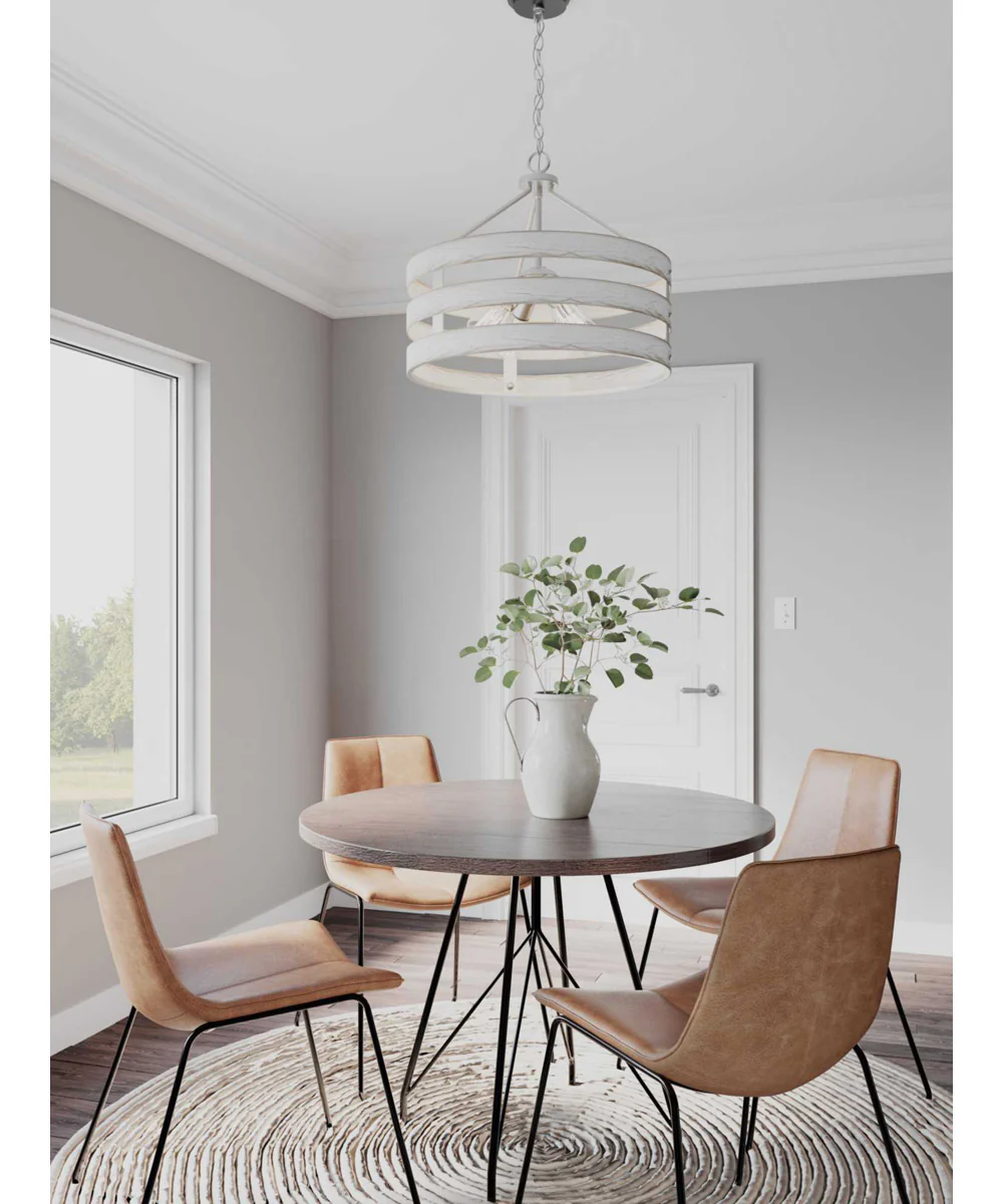 Gulliver 4-Light Coastal Pendant Light Galvanized Finish - Image 2