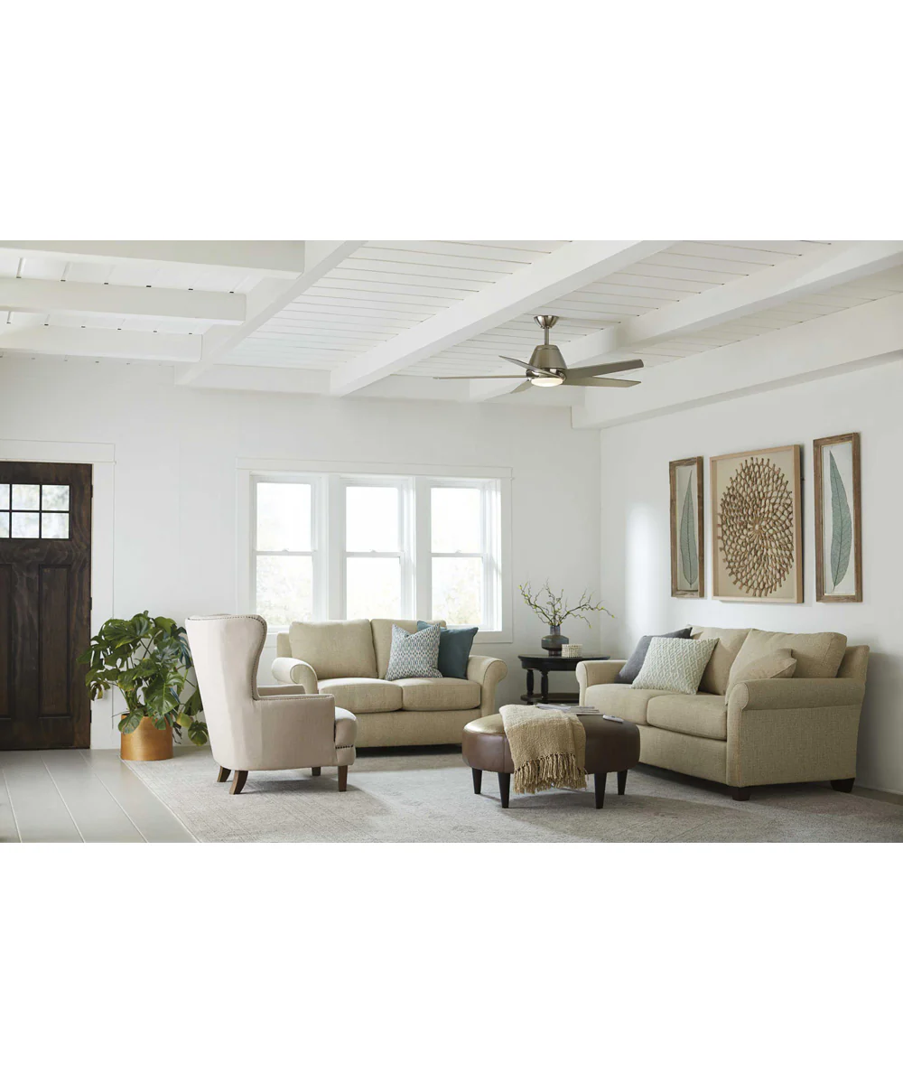 Gust 54" 5-Blade Ceiling Fan Brushed Nickel - Image 3