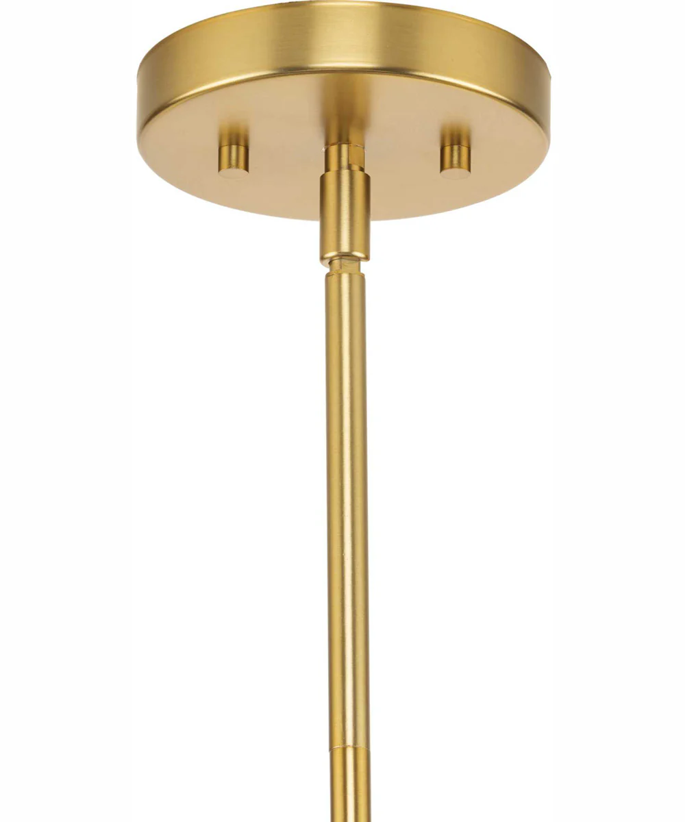 Haas 6-Light Mid-Century Modern Chandelier Brushed Bronze - Image 4