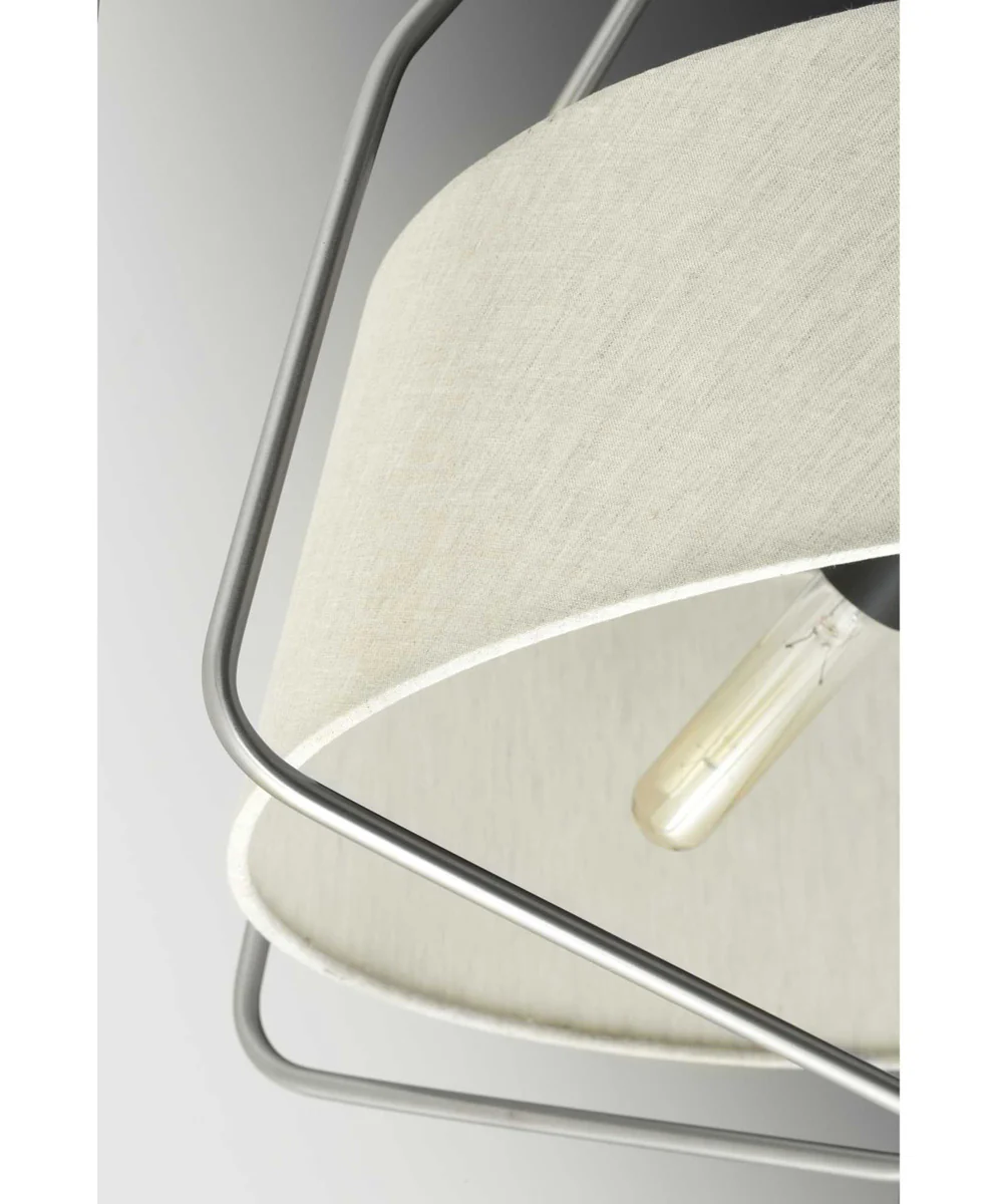 Hangar 3-Light Mid-Century Pendant Light Brushed Nickel - Image 8
