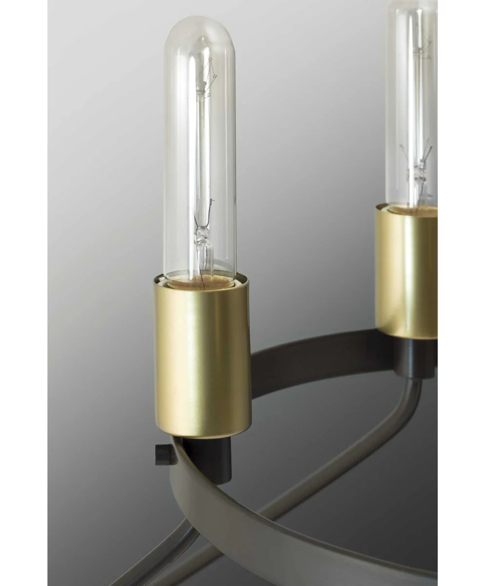 Hangar 5-Light Farmhouse Chandelier Light Antique Bronze - Image 8