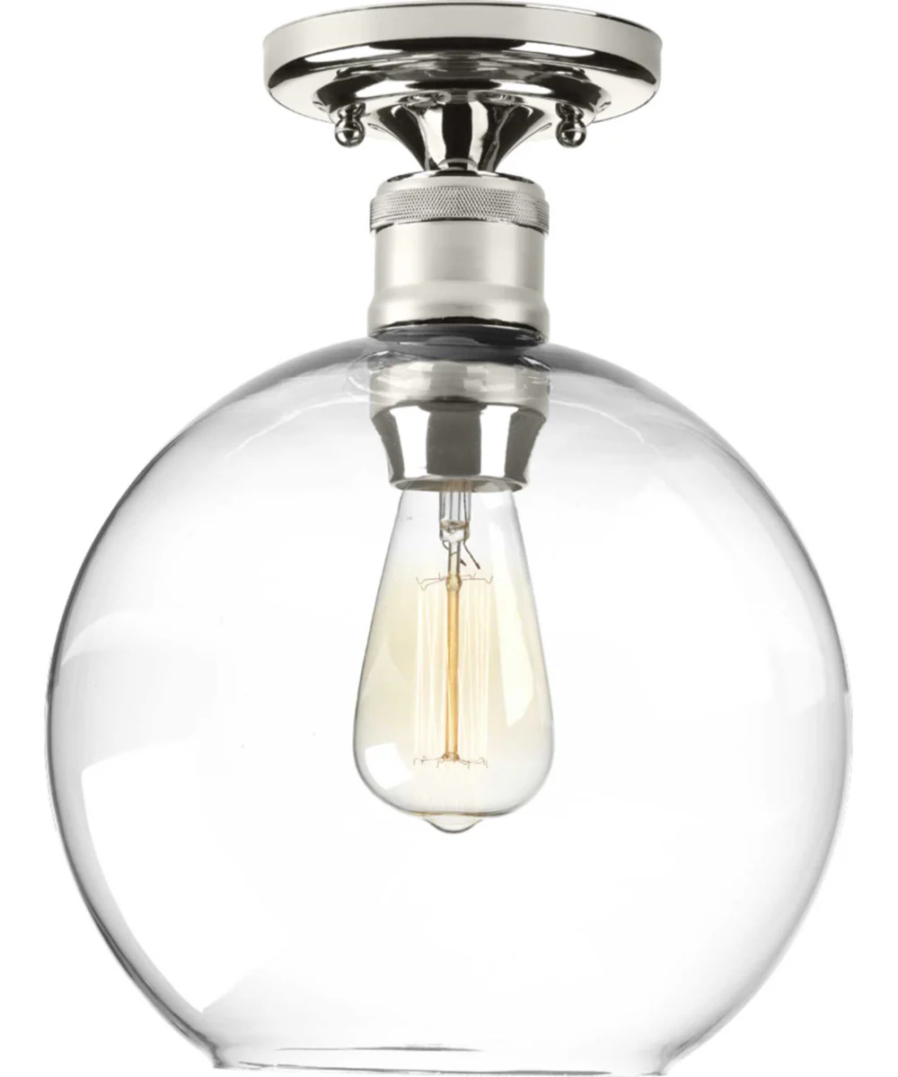 Hansford 1-Light 10" Flush Mount Polished Nickel - Image 5