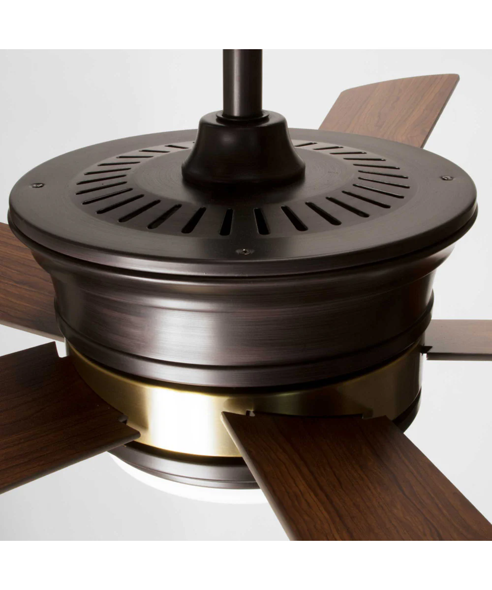 Harranvale 54" 5 Blade Fan w/ LED Light Antique Bronze - Image 6