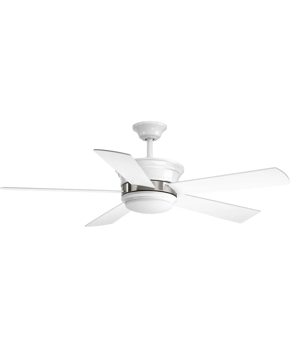 Harranvale 54" 5 Blade Fan w/ LED Light White