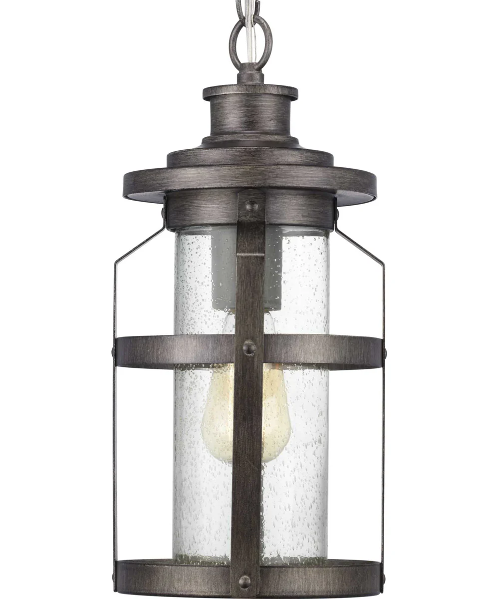 Haslett 1-Light Hanging Lantern Antique Pewter - Image 4