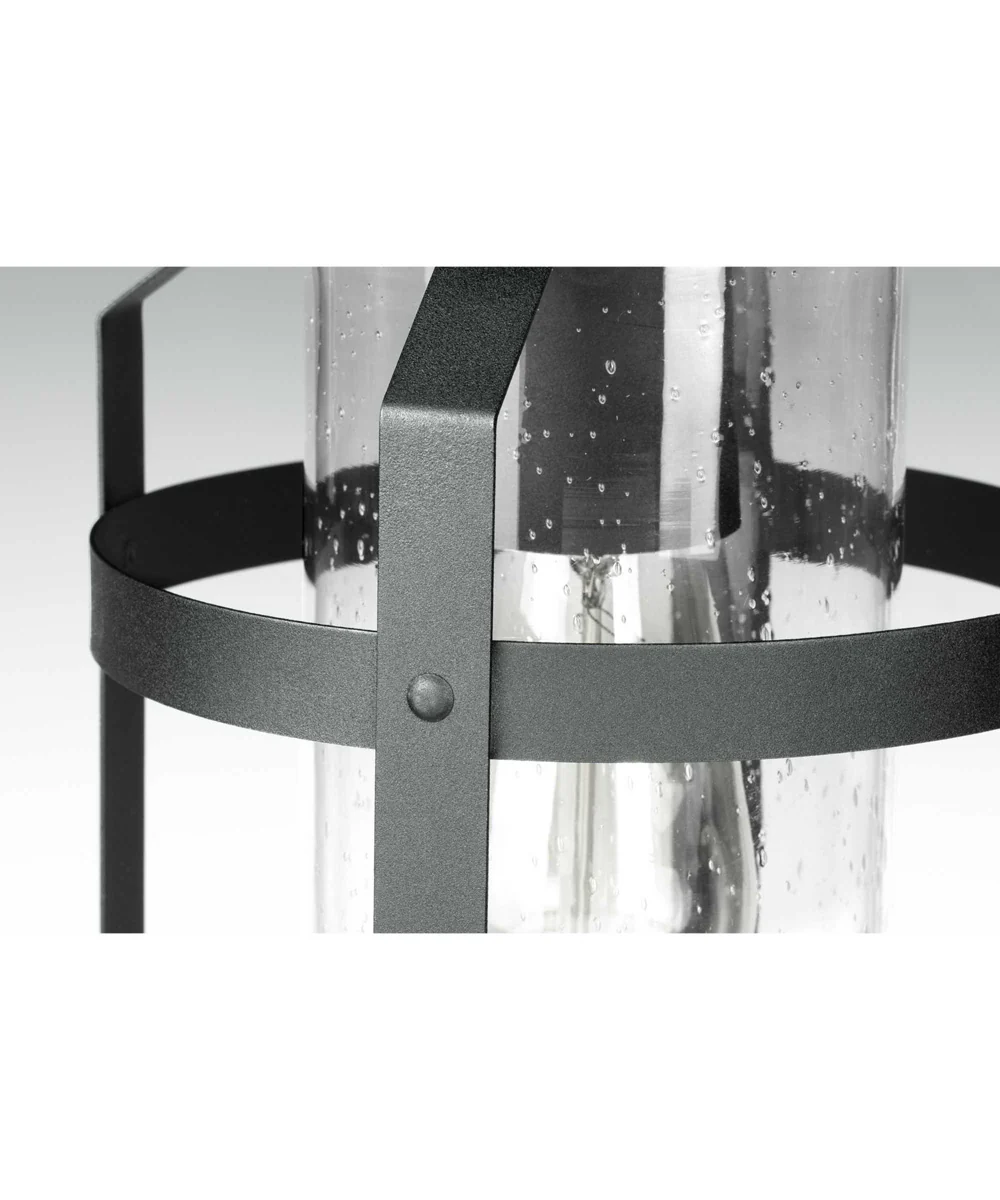 Haslett 1-Light Large Wall Lantern Textured Black - Image 2