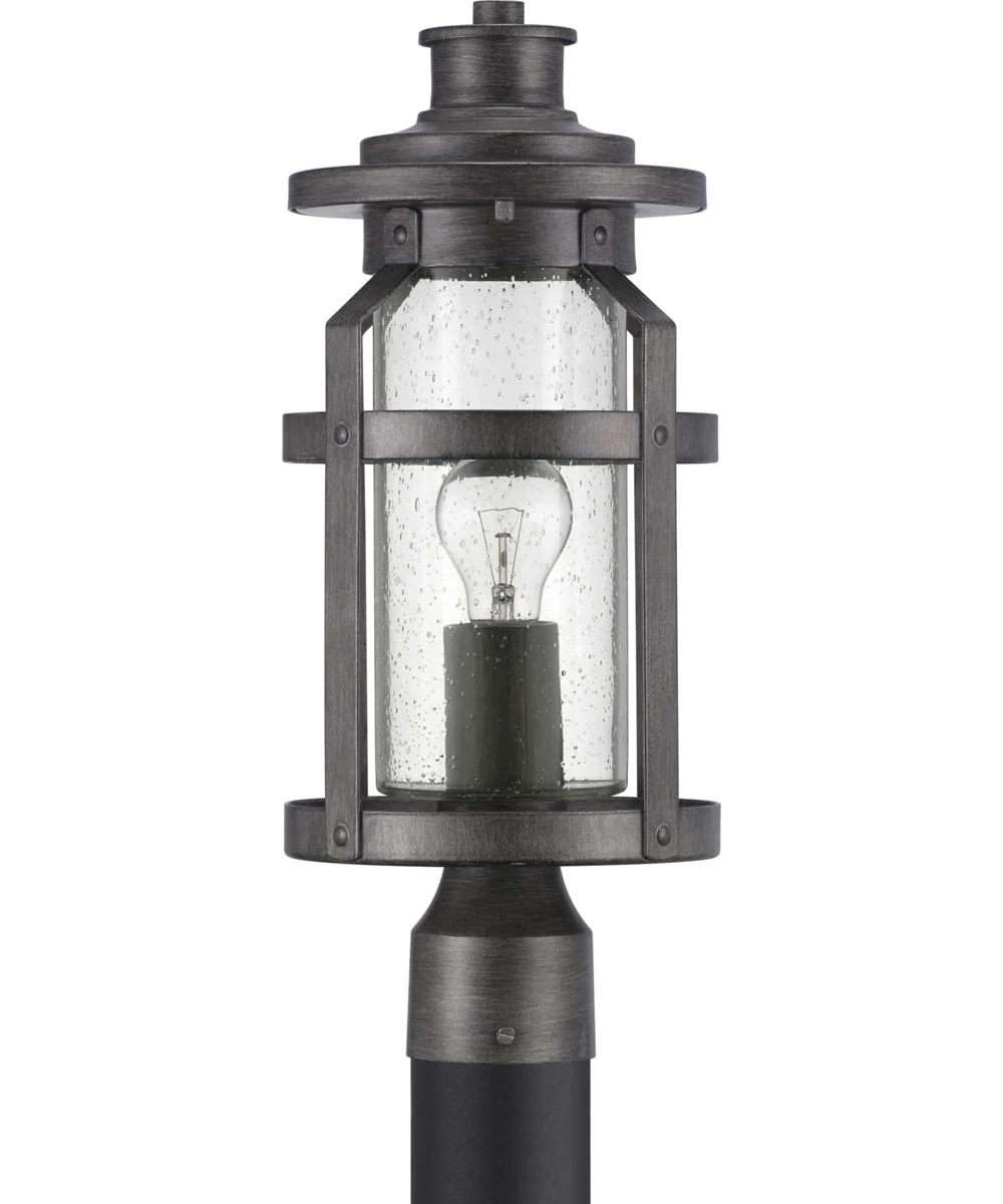 Haslett 1-Light Post Lantern Antique Pewter - Image 2