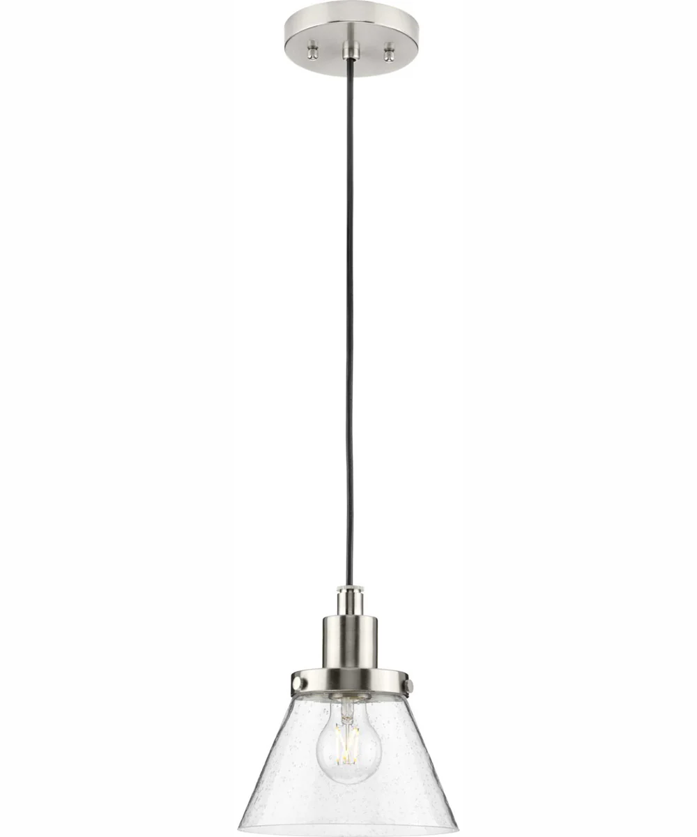 Hinton 1-Light Modern Farmhouse Pendant Brushed Nickel - Image 10