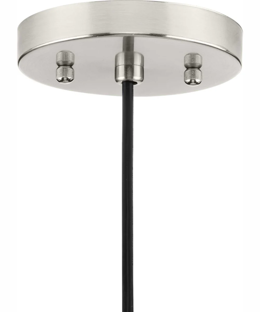 Hinton 1-Light Modern Farmhouse Pendant Brushed Nickel - Image 3