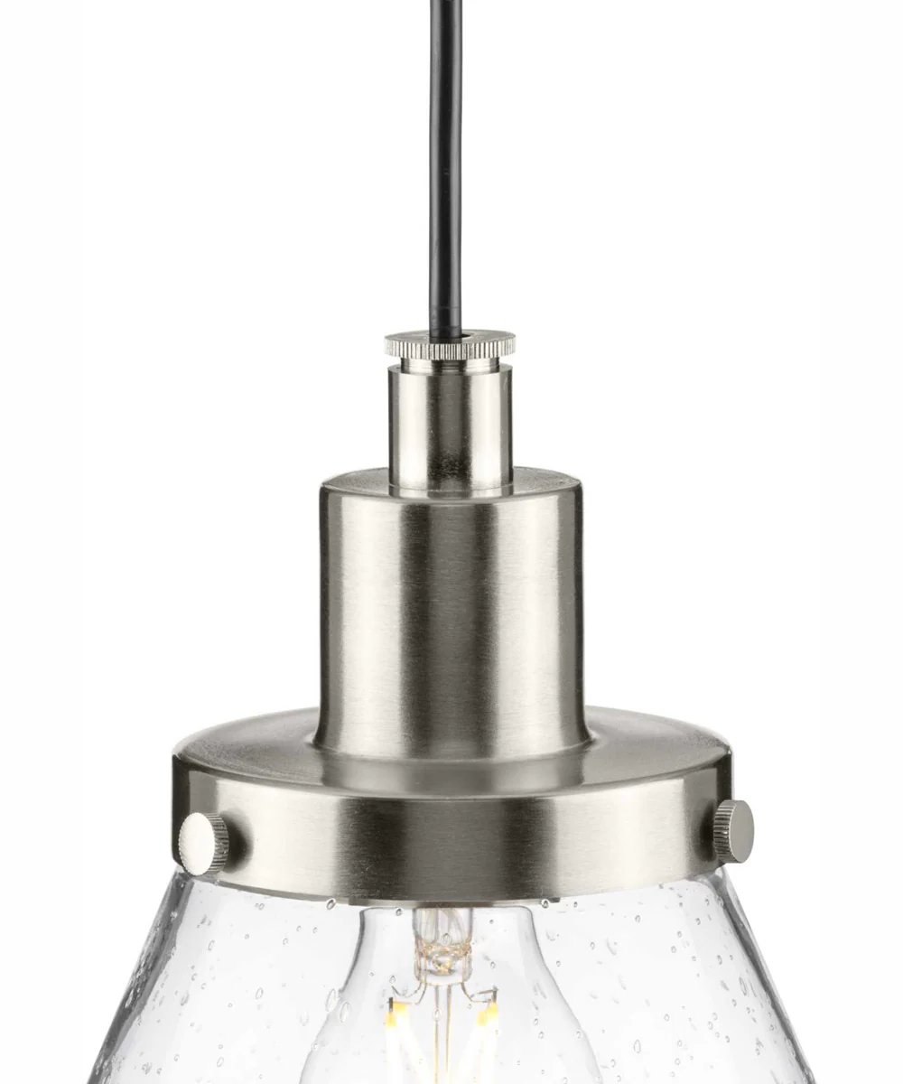 Hinton 1-Light Modern Farmhouse Pendant Brushed Nickel - Image 5
