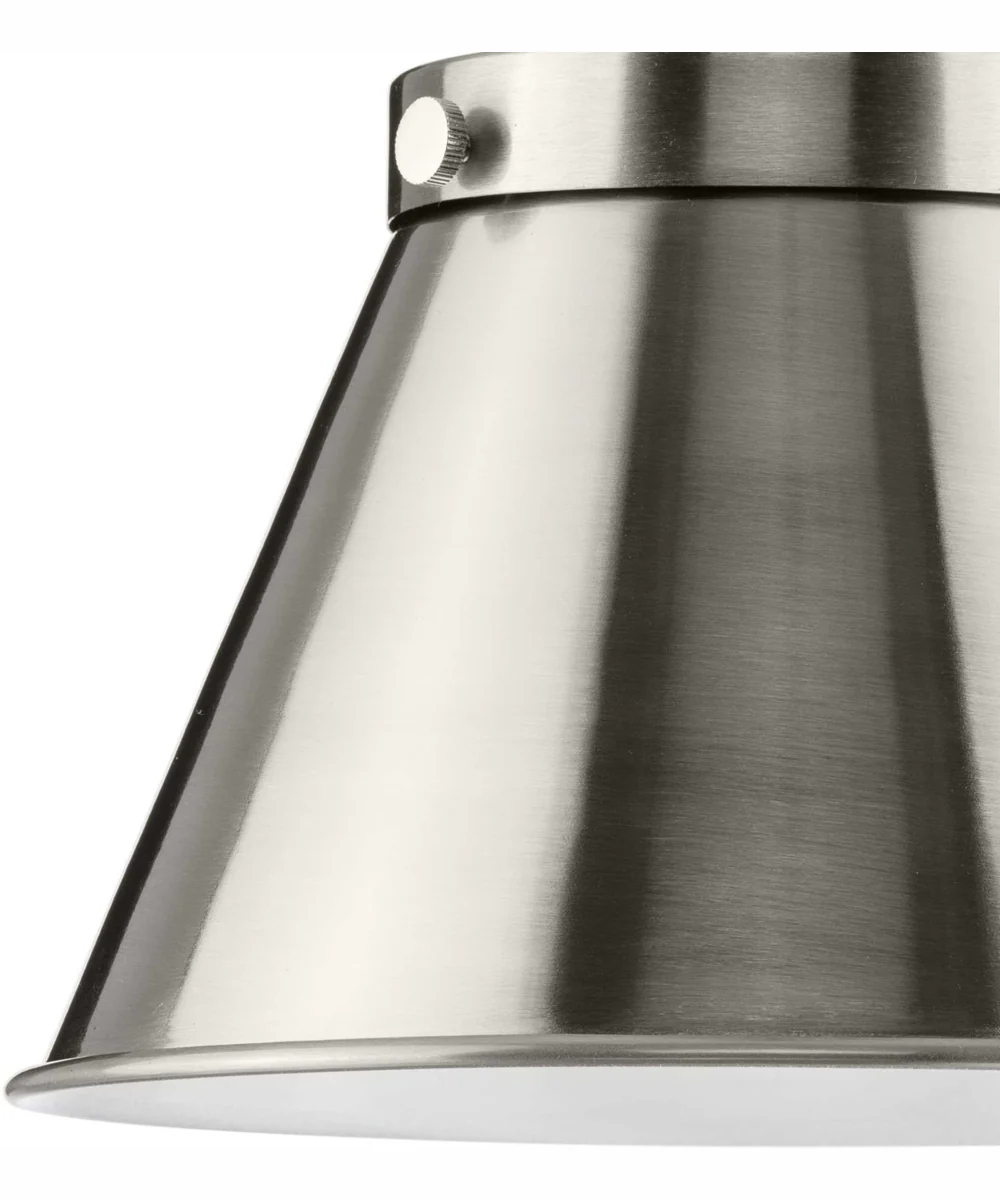 Hinton 1-Light Modern Farmhouse Pendant Brushed Nickel - Image 5