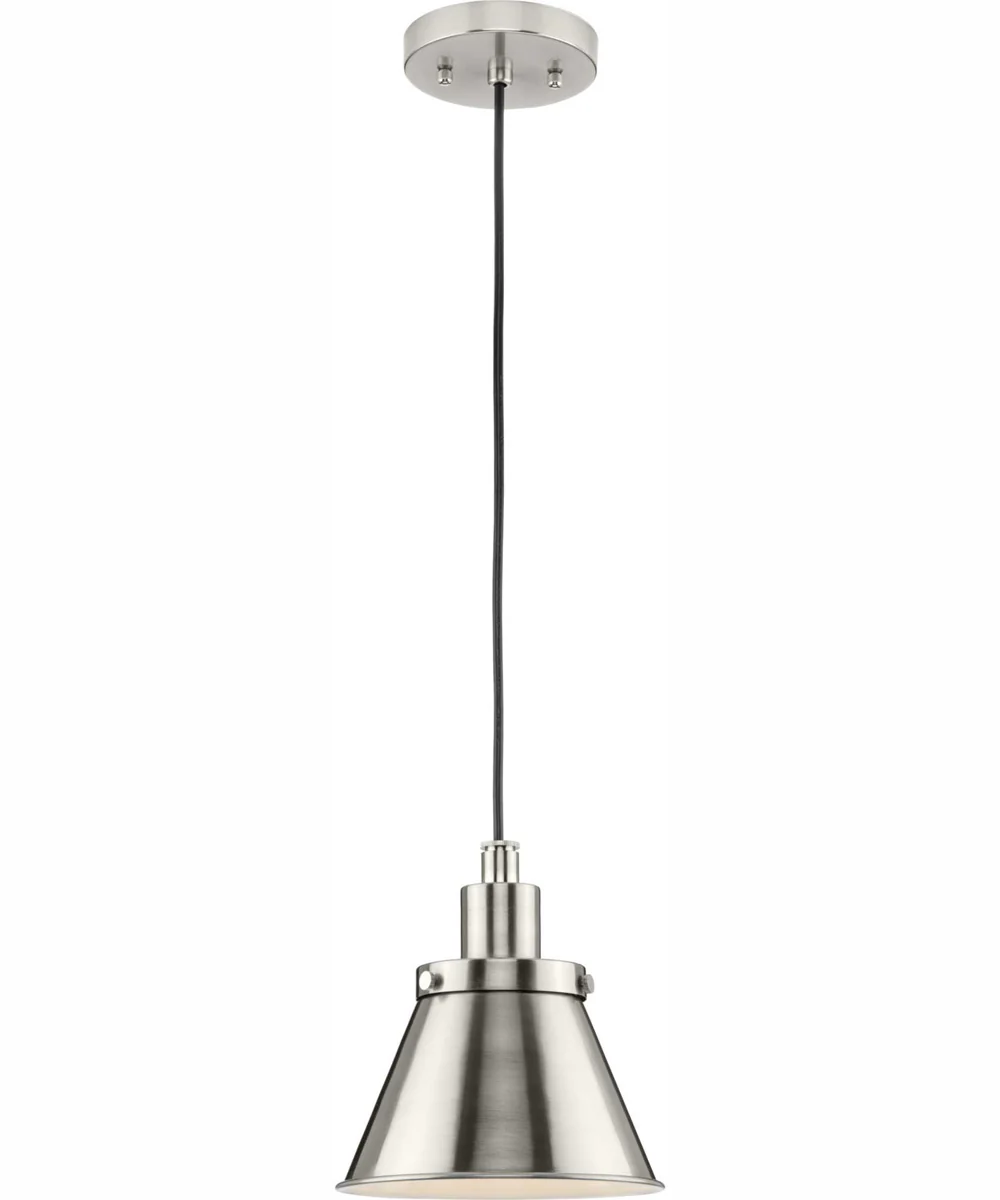 Hinton 1-Light Modern Farmhouse Pendant Brushed Nickel - Image 6
