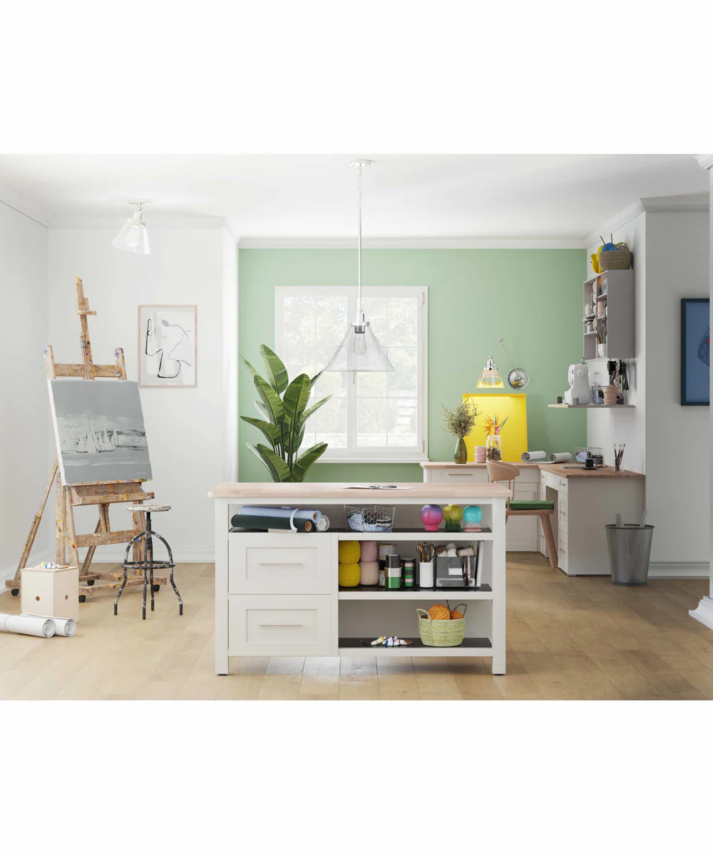 Hinton 1-Light Modern Farmhouse Pendant Brushed Nickel - Image 2