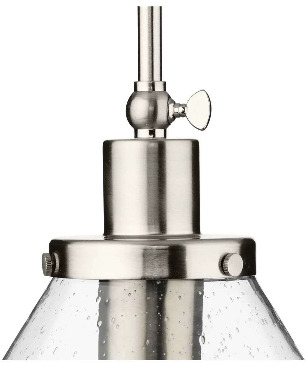 Hinton 1-Light Modern Farmhouse Pendant Brushed Nickel - Image 4