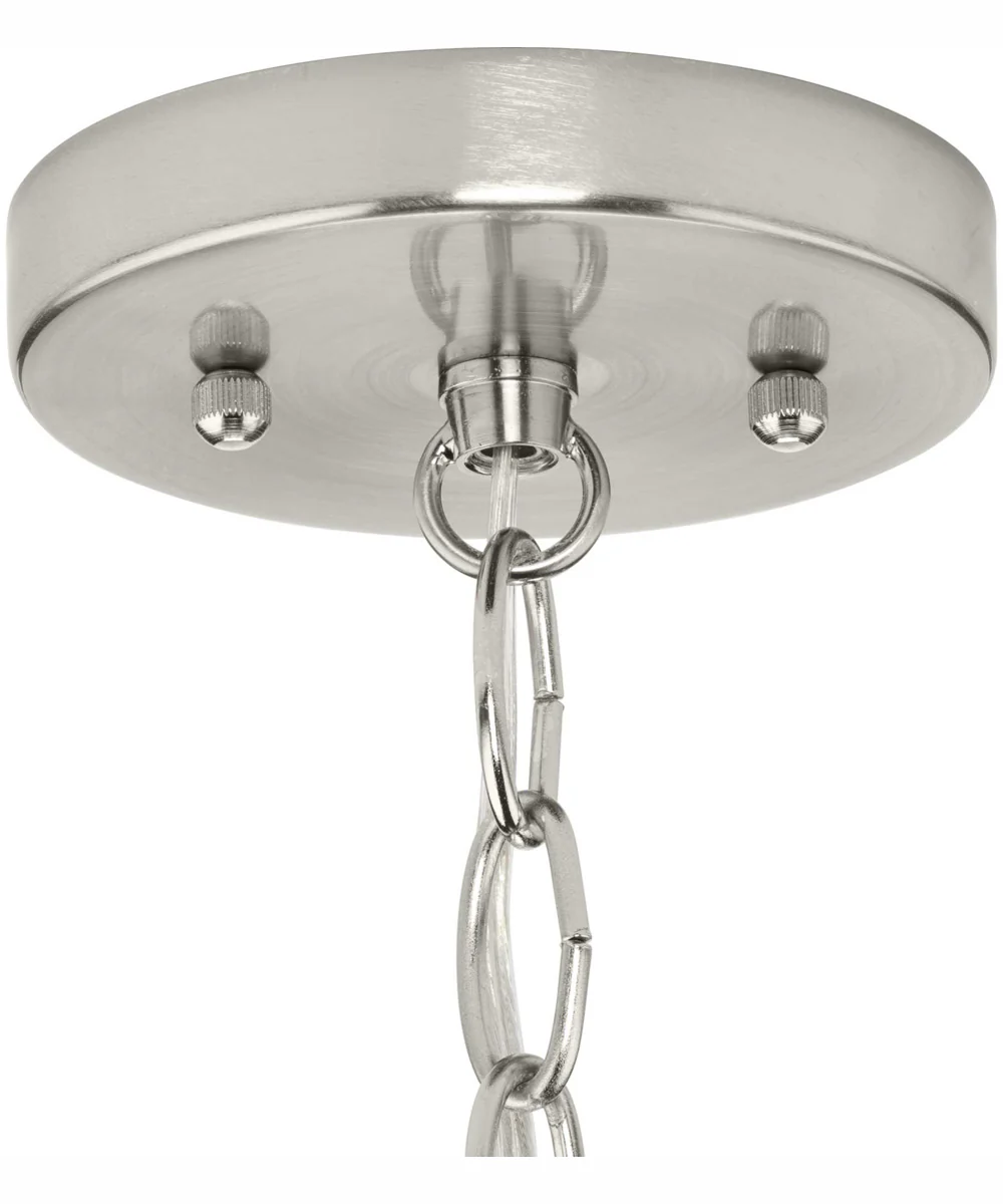 Hinton 1-Light Modern Farmhouse Pendant Brushed Nickel - Image 7
