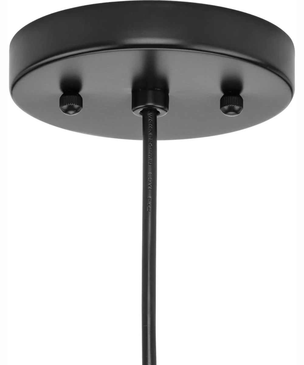 Hinton 1-Light Modern Farmhouse Pendant Matte Black - Image 6