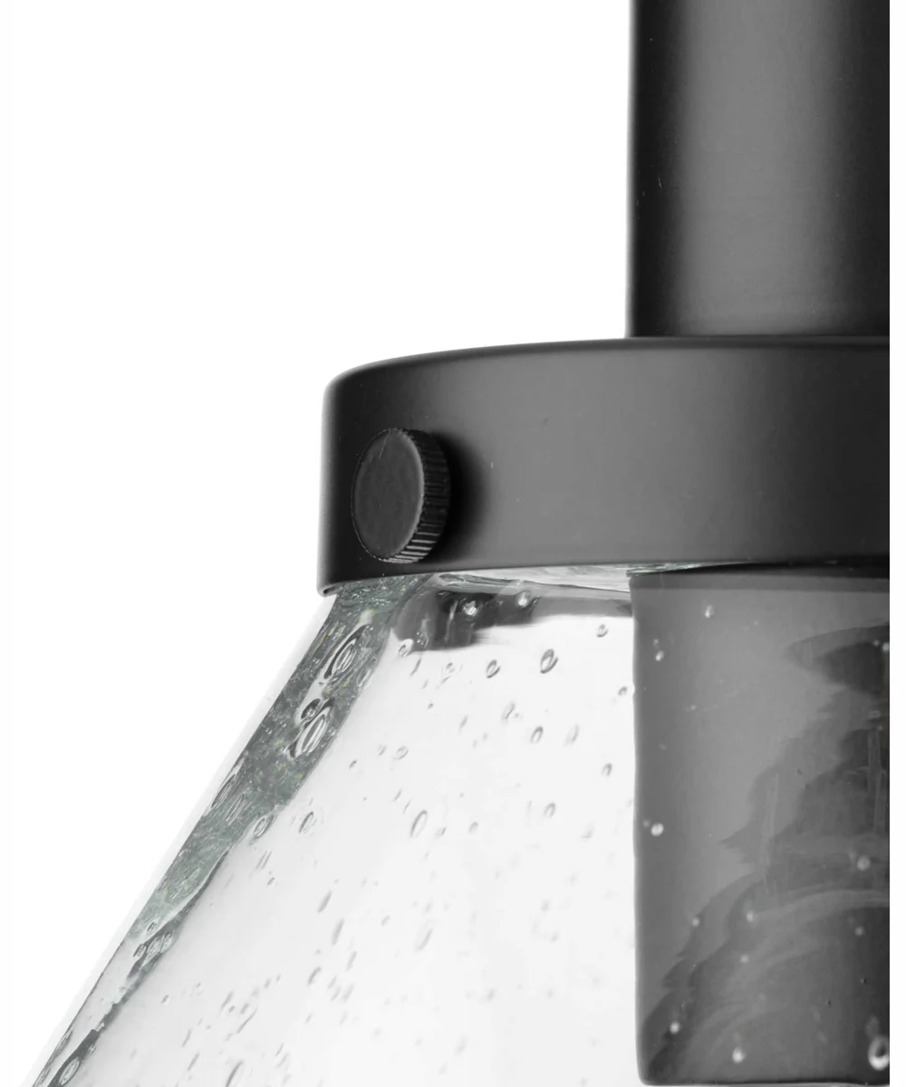 Hinton 1-Light Modern Farmhouse Pendant Matte Black - Image 9