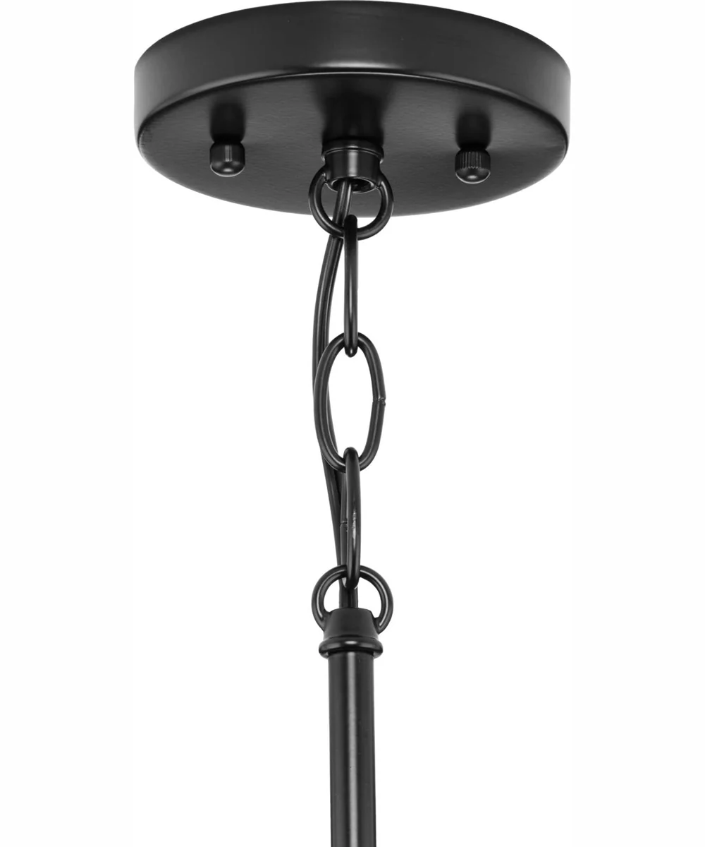 Hinton 1-Light Modern Farmhouse Pendant Matte Black - Image 8