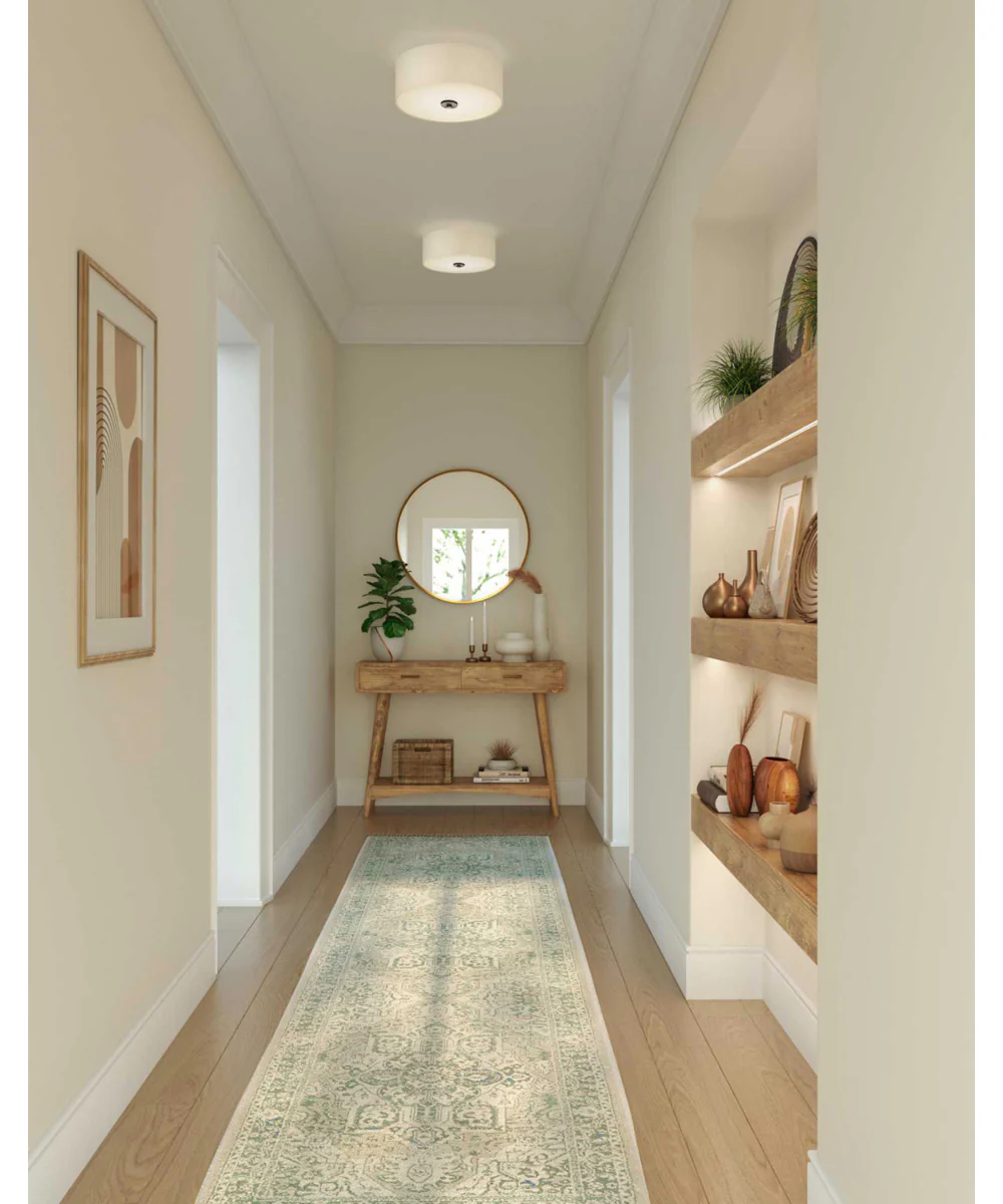 Inspire 2-Light 13" Flush Mount Antique Bronze - Image 3