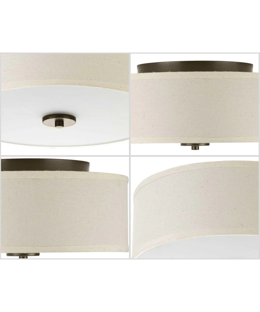 Inspire 2-Light 13" Flush Mount Antique Bronze - Image 8