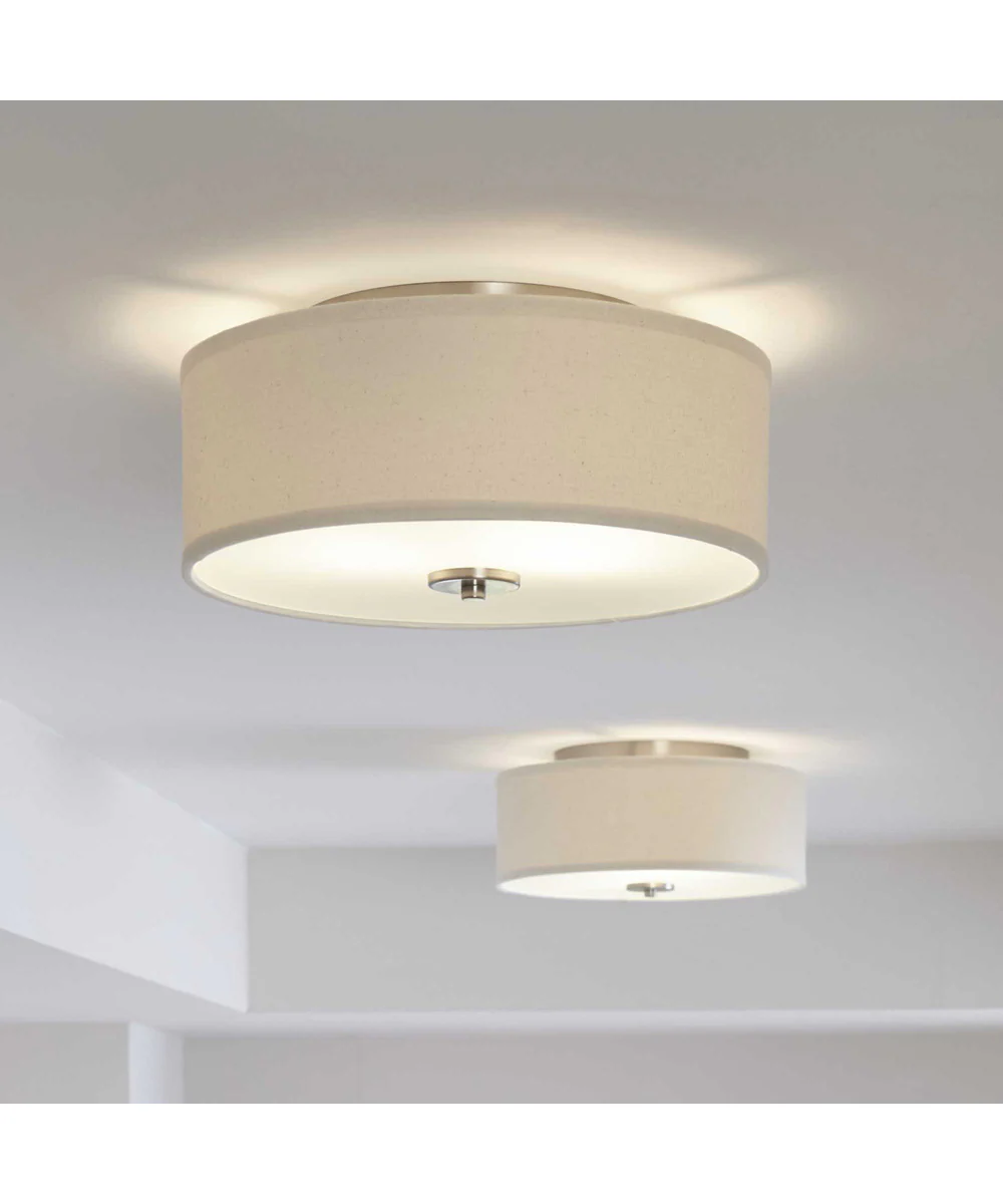 Inspire 2-Light 13" Flush Mount Brushed Nickel - Image 3