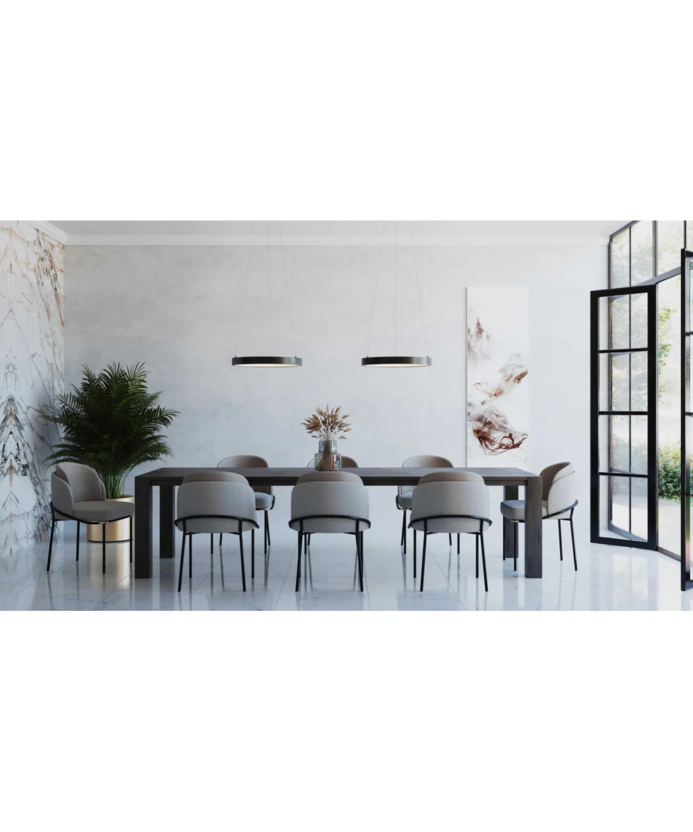 Inverse LED Modern Pendant Matte Black - Image 2