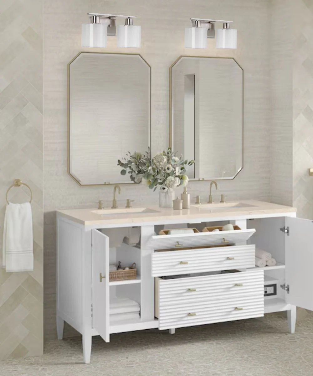 Invite 2-Light 15"w Bath Vanity Light Fixture Brushed Nickel Finish by Progress - Image 2