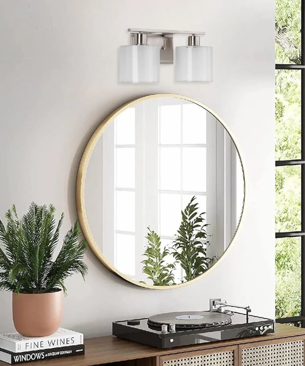 Invite 2-Light 15"w Bath Vanity Light Fixture Brushed Nickel Finish by Progress - Image 3