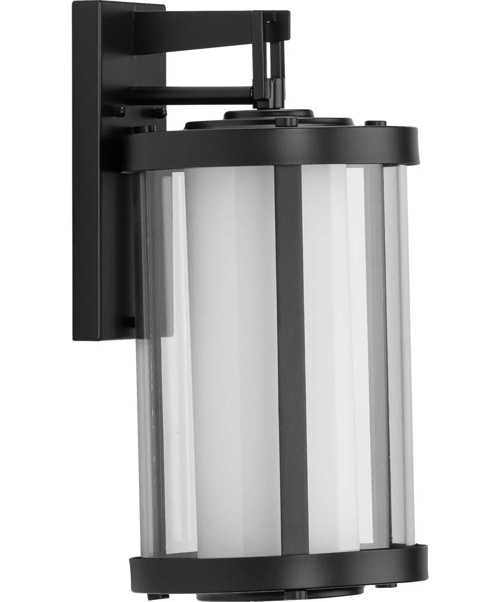 Irondale Black 1-Light Medium Wall Lantern Matte Black