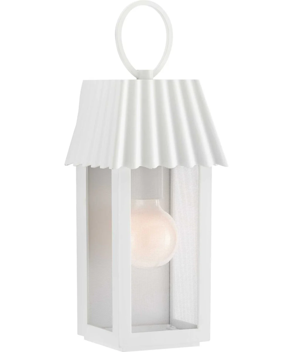 Jeffrey Alan Marks Point Dume Hook Pond Outdoor Wall Lantern Shelter White - Image 3