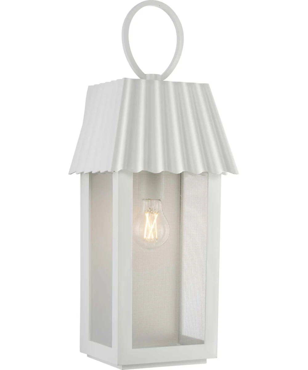 Jeffrey Alan Marks Point Dume Hook Pond Outdoor Wall Lantern Shelter White - Image 2