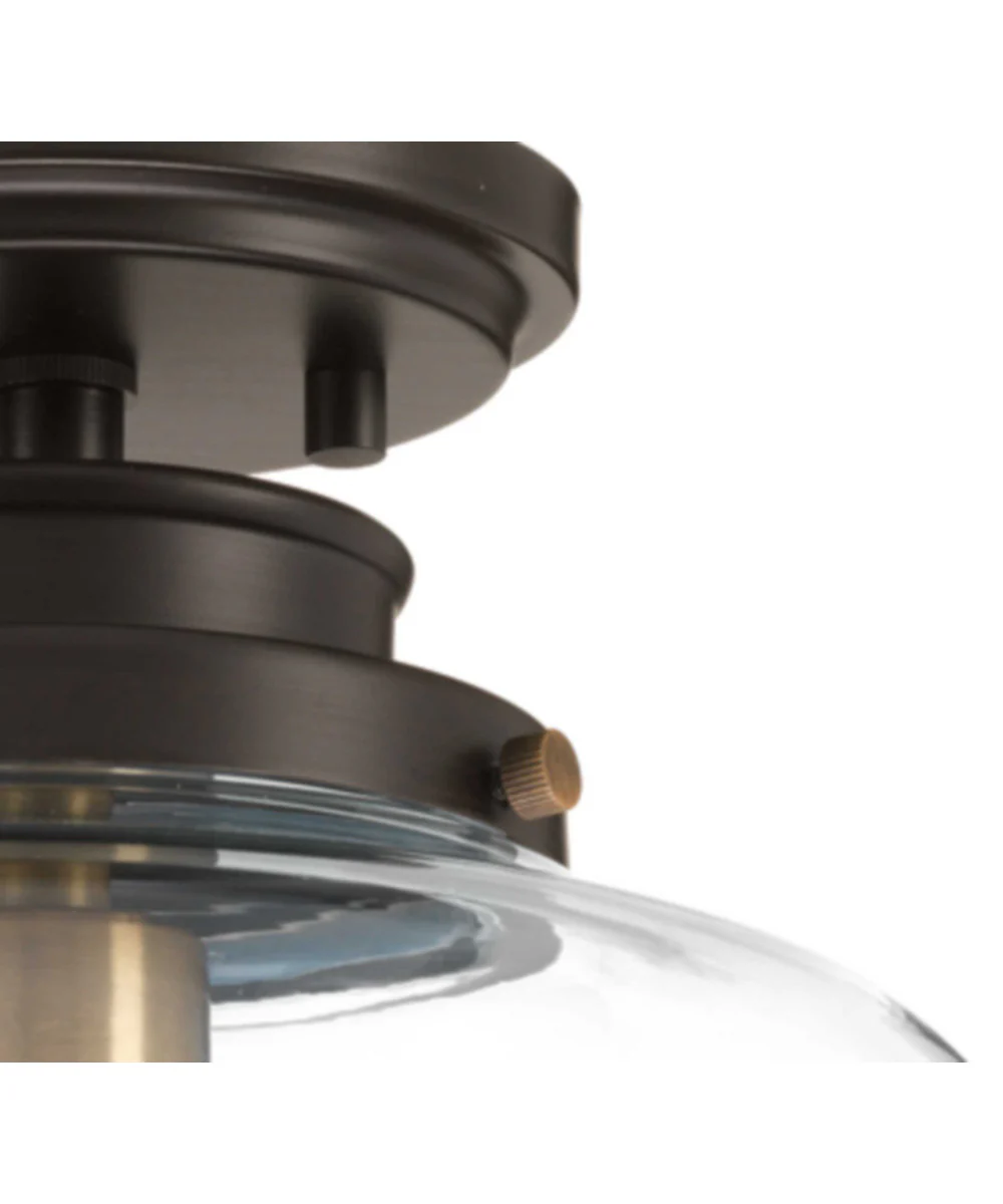 Judson 11" Flush Mount Antique Bronze - Image 3