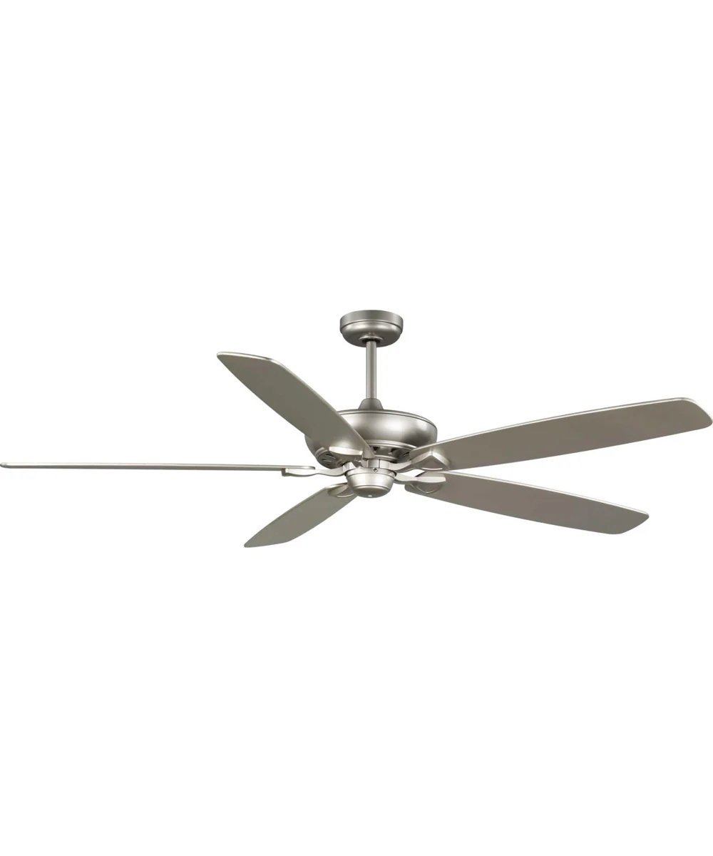 Kennedale 72-Inch 5-Blade DC Motor Transitional Ceiling Fan Grey Weathered Wood/Silver Painted Nickel - Image 2