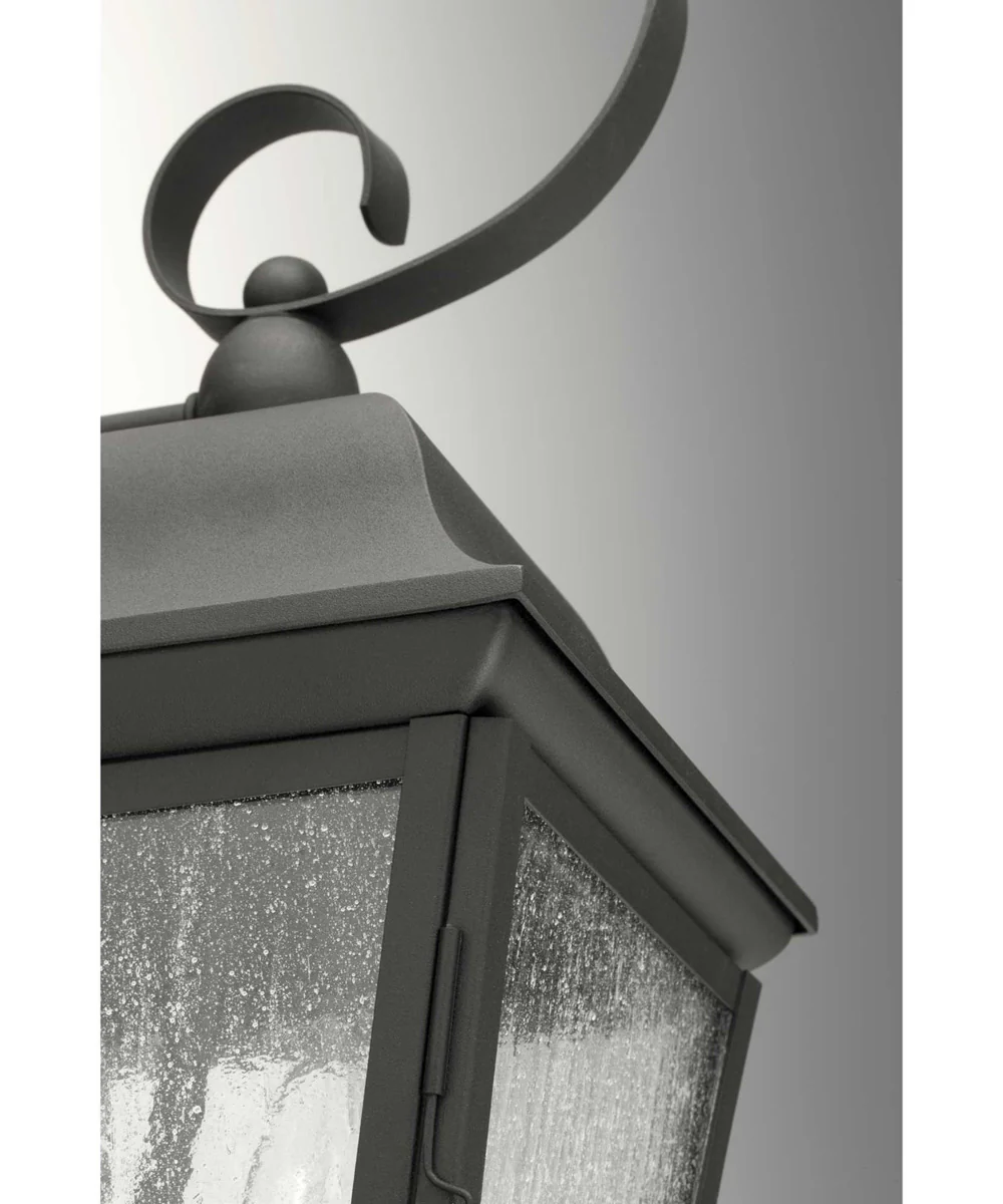 Kiawah 3-Light Large Wall-Lantern Textured Black - Image 2