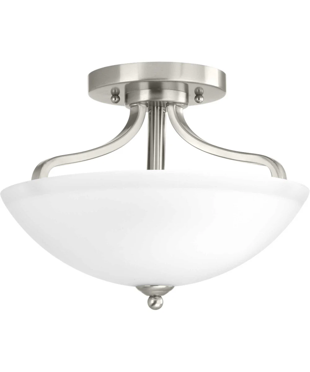 Laird 13" Semi-Flush Convertible Brushed Nickel - Image 3