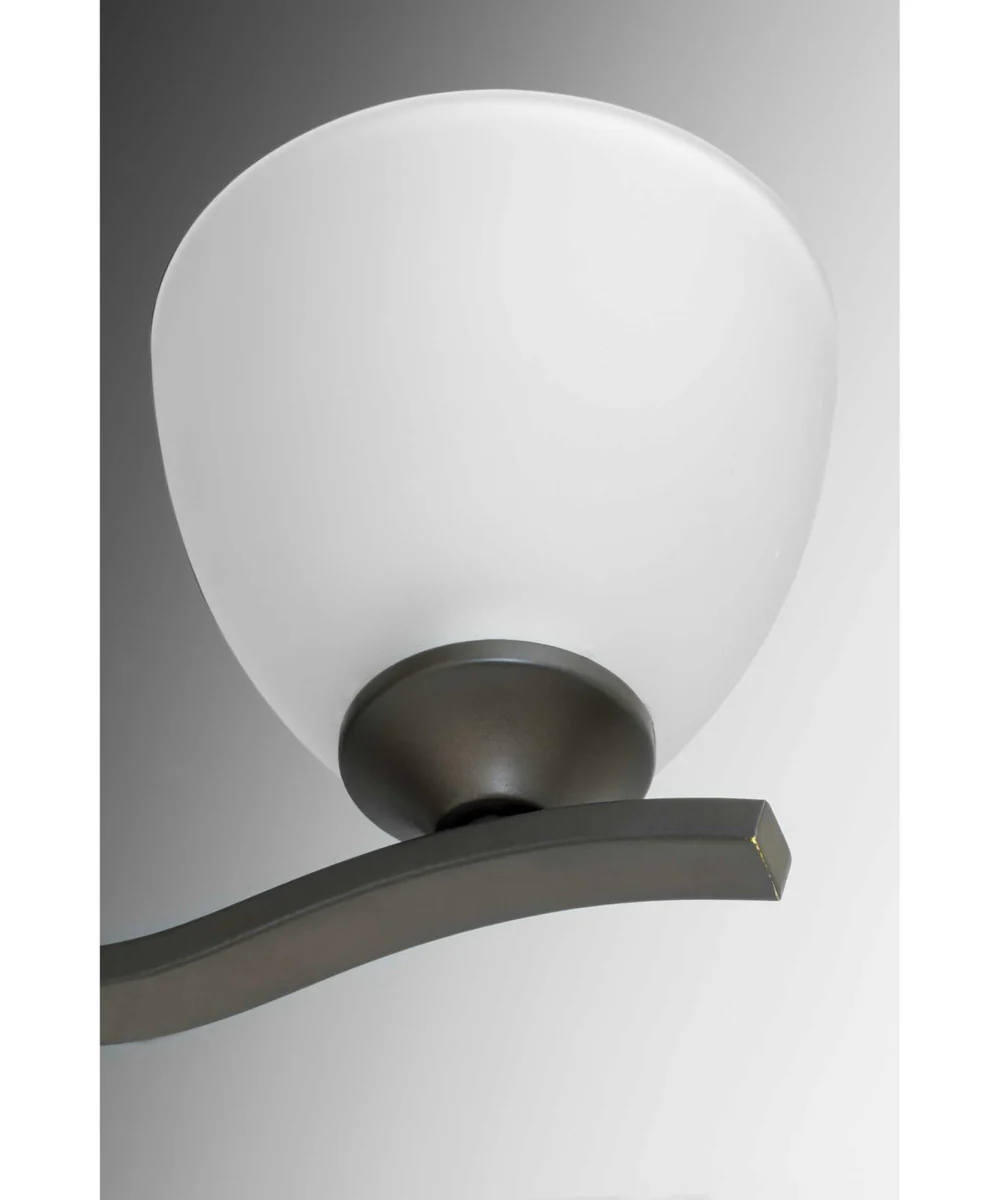 Laird 2-Light Etched Glass Traditional Bath Vanity Light Antique Bronze - Image 5