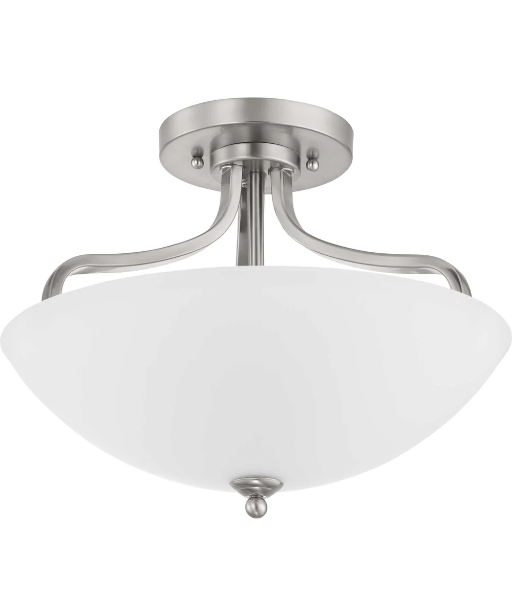 Laird 3-Light Semi-Flush Convertible Brushed Nickel - Image 2