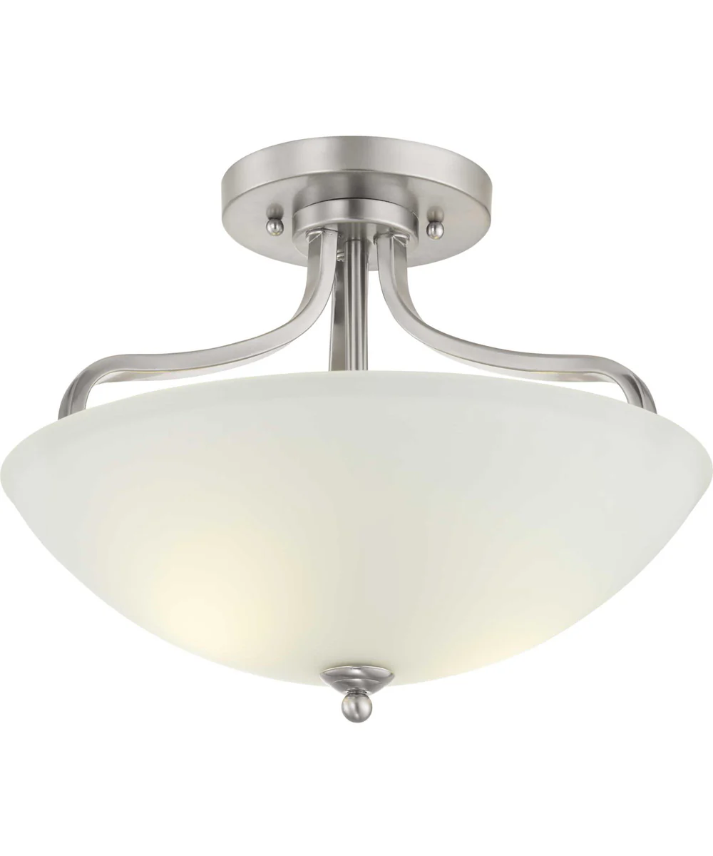 Laird 3-Light Semi-Flush Convertible Brushed Nickel - Image 9