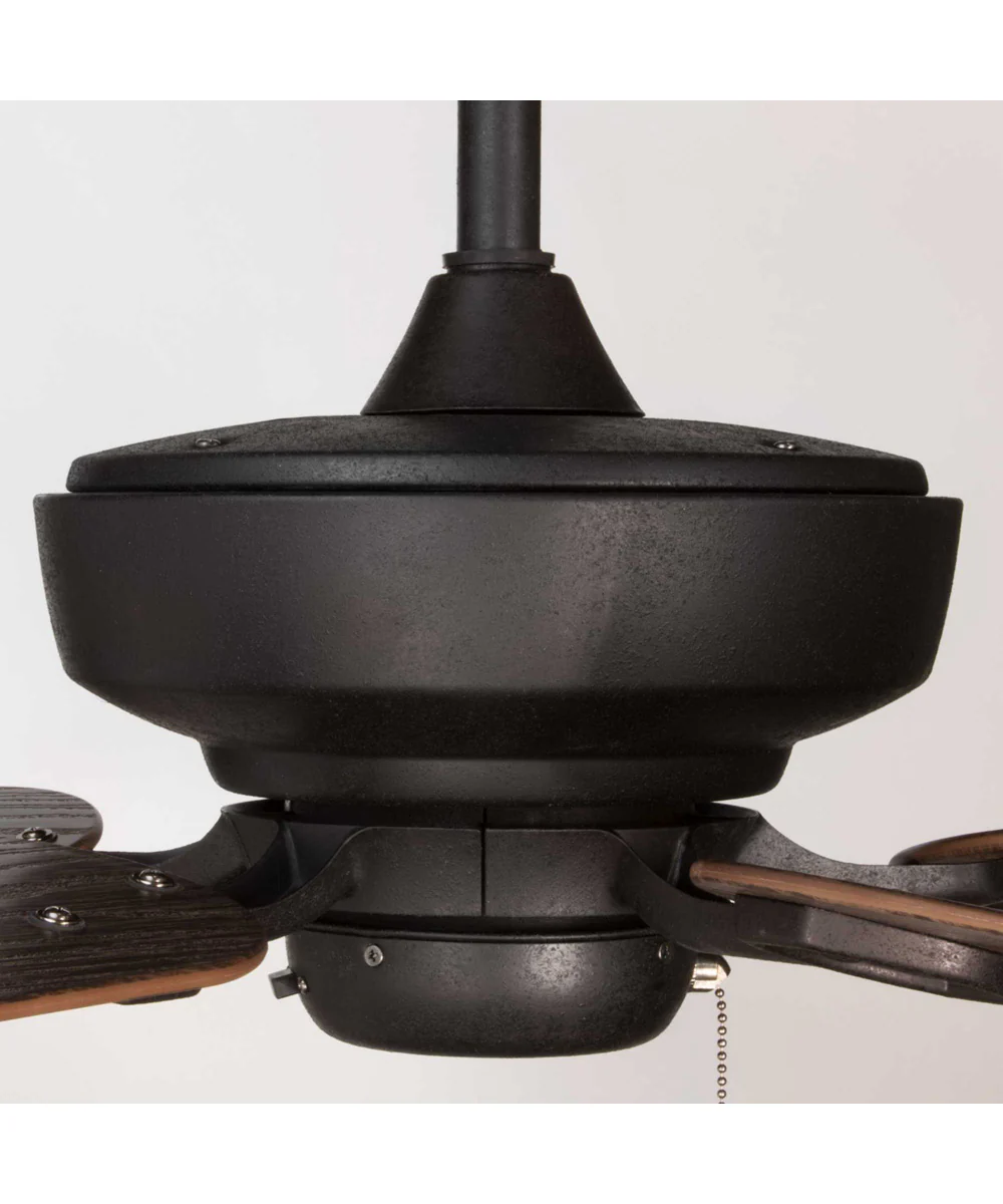 Lakehurst 60" Indoor/Outdoor 5-Blade Ceiling Fan Forged Black - Image 10