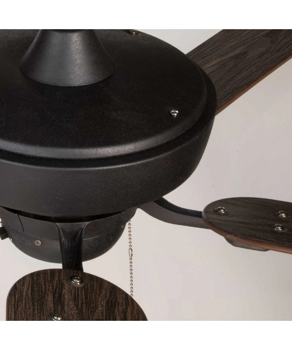 Lakehurst 60" Indoor/Outdoor 5-Blade Ceiling Fan Forged Black - Image 6