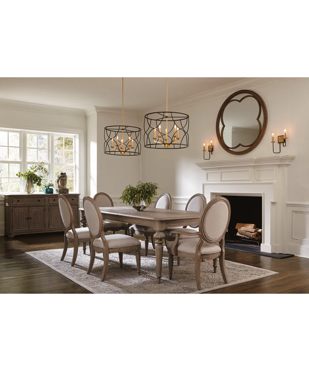 Landree 5-Light Luxe Chandelier Light Matte Black - Image 2