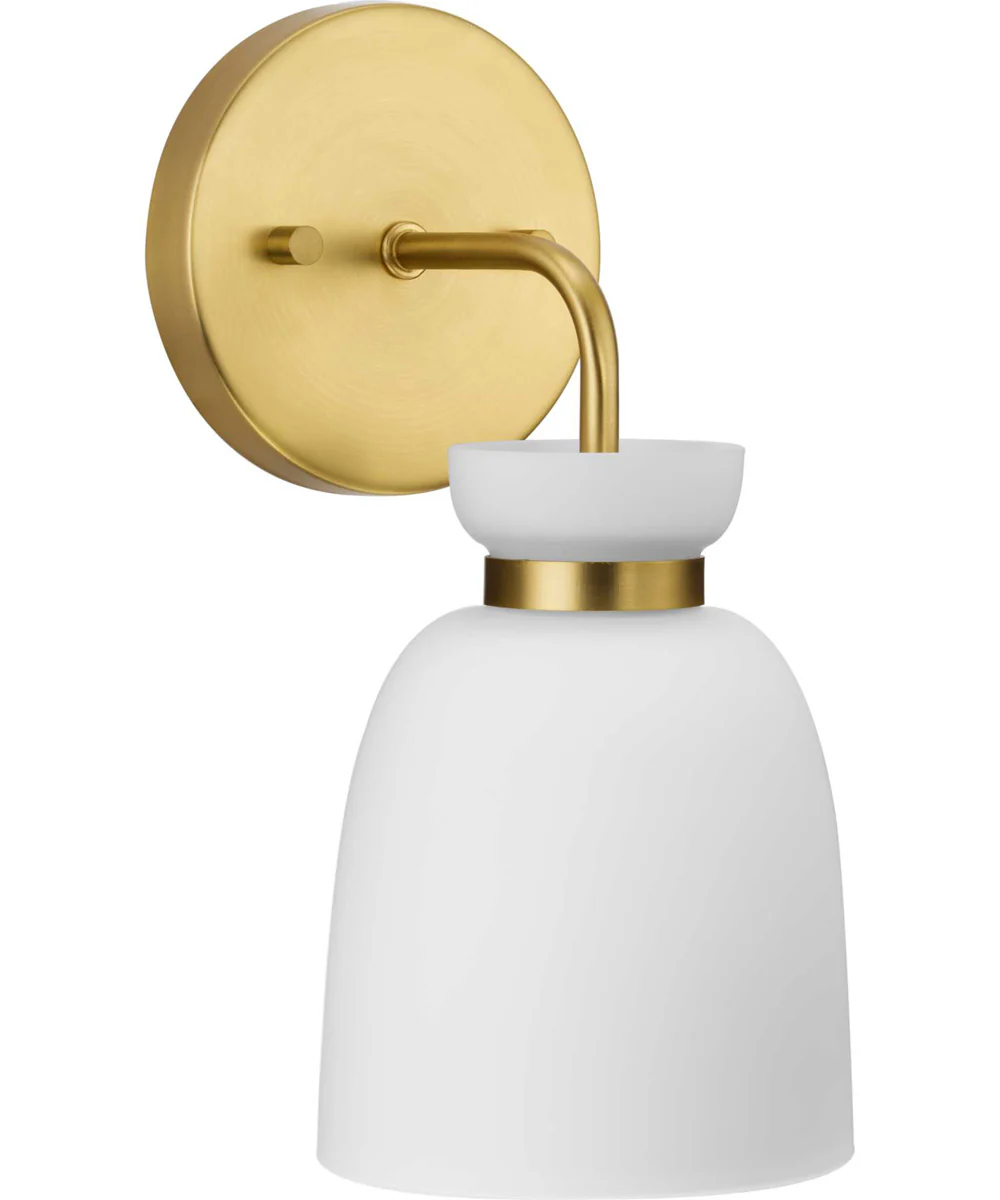 Lexie 1-Light Contemporary Vanity Light Brushed Gold