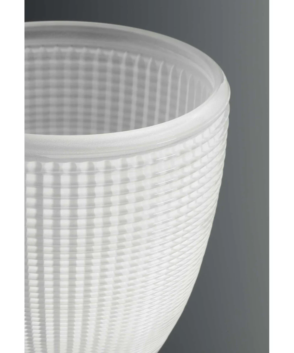 Lucky 4-Light White Prismatic Glass Coastal Bath Vanity Light Brushed Nickel - Image 3