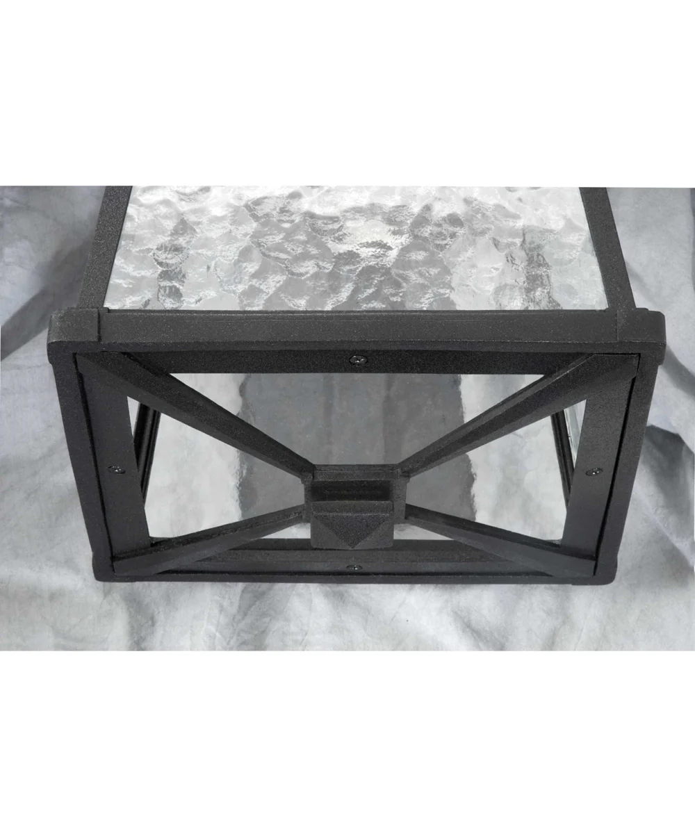 Mac 1-Light Hanging Lantern Textured Black - Image 2