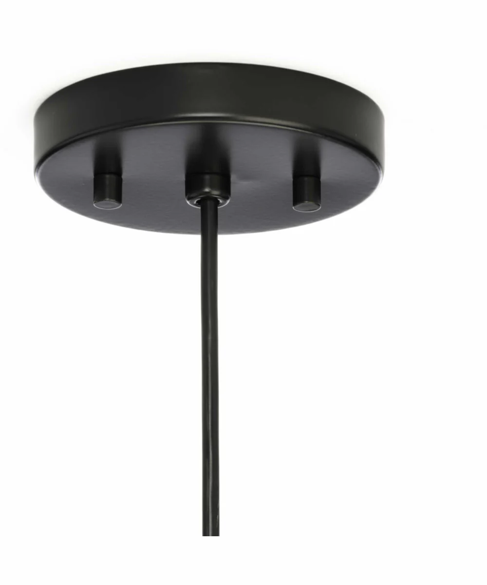Markor 1-Light White Linen Shade Transitional Pendant Brushed Nickel;Matte Black;Vintage Brass - Image 4
