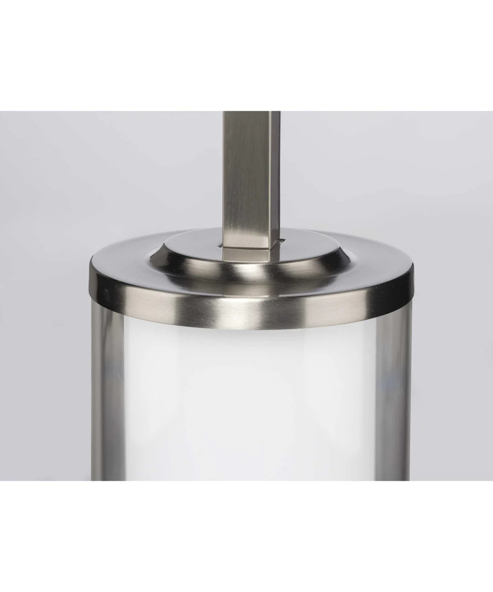 Mast 1-Light Clear Glass Coastal Mini-Pendant Light Brushed Nickel - Image 9