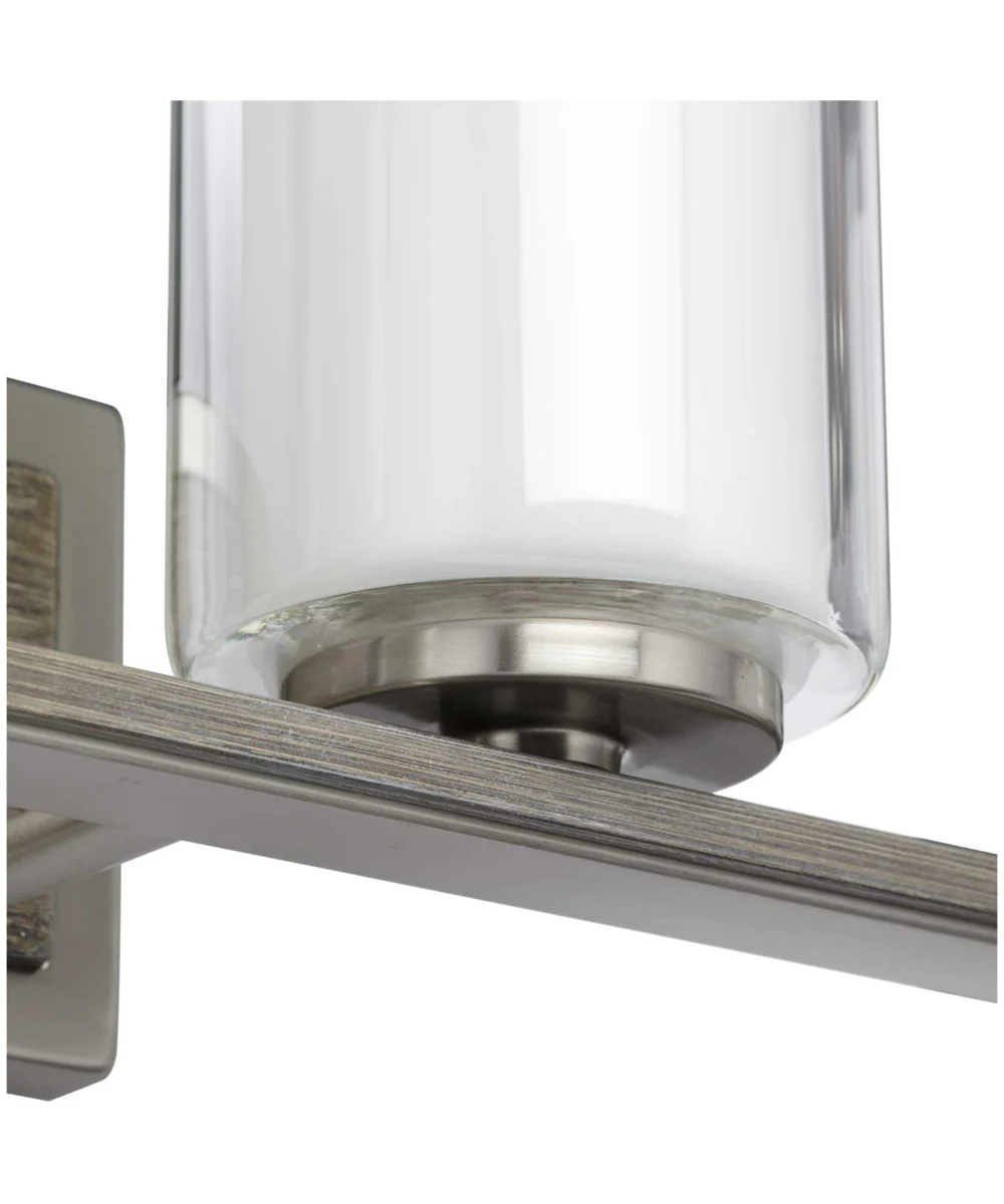 Mast 4-Light Clear Glass Coastal Bath Vanity Light Brushed Nickel - Image 6
