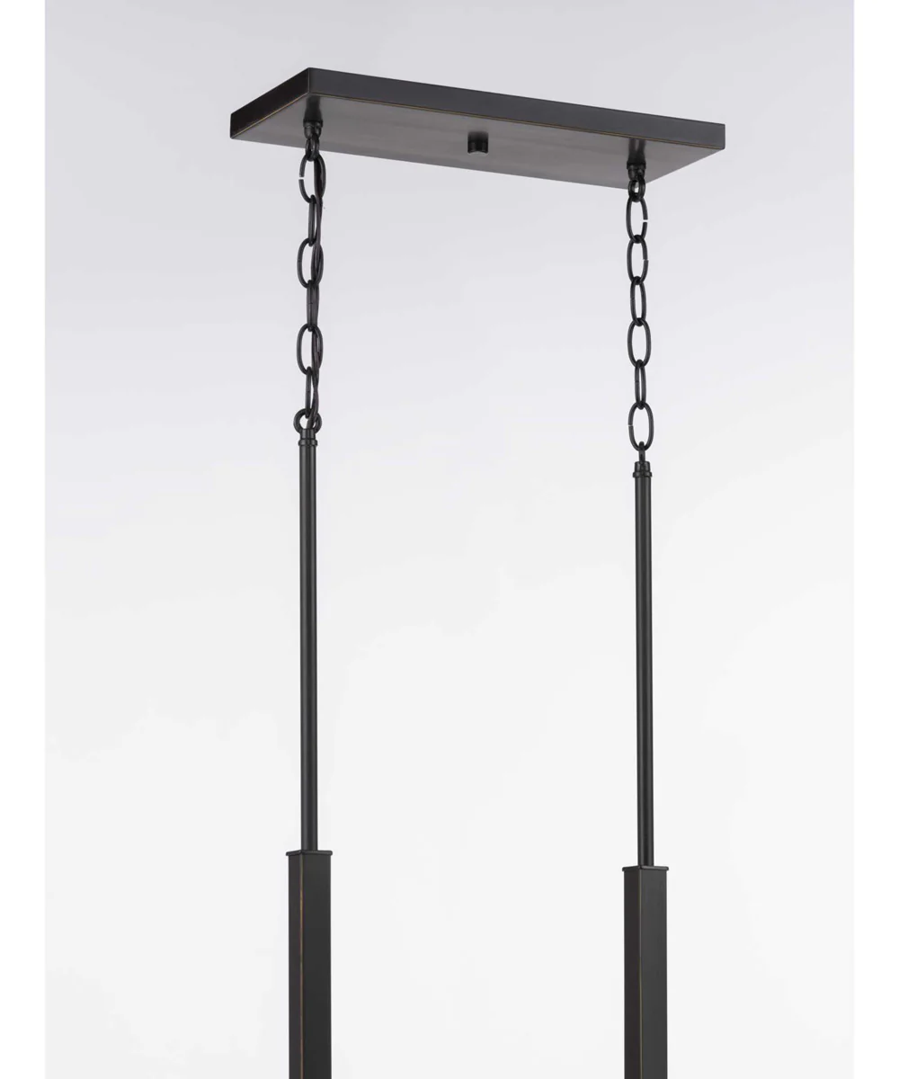 Mast 4-Light Linear Chandelier Antique Bronze - Image 6