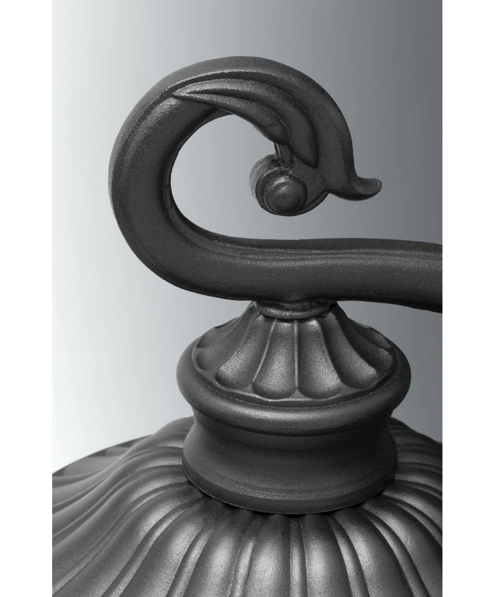 Meridian 1-Light Small Wall Lantern Textured Black - Image 4